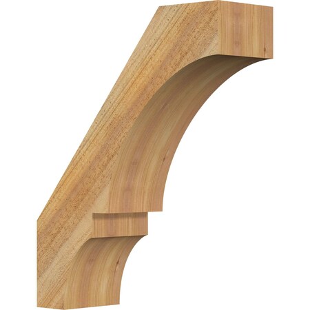 Ekena Millwork 6"W x 18"D x 22"H Balboa Rough Sawn Knee Brace, Western Red Cedar BRC06X18X22BOA00RWR